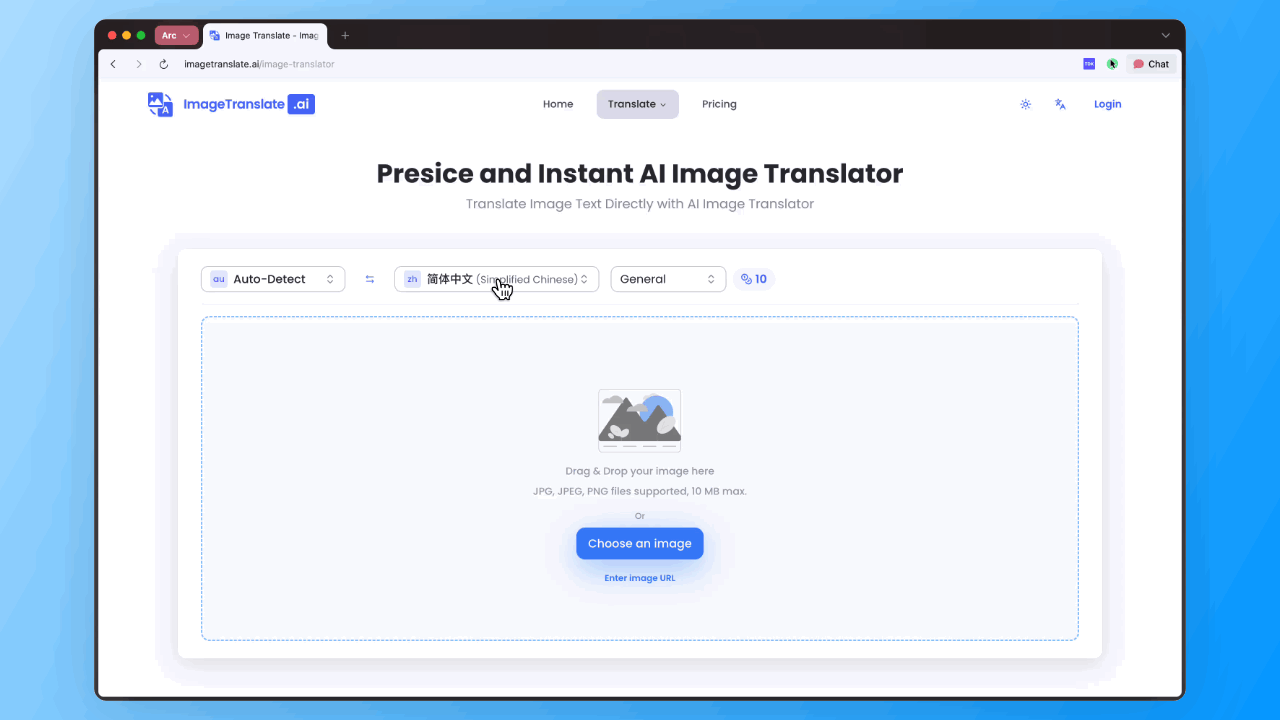 Image Translator for 130+ Languages